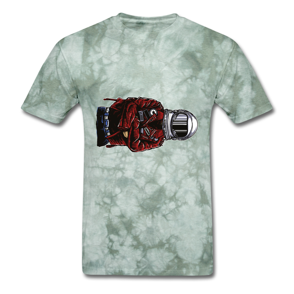 Men's T-Shirt - military green tie dye