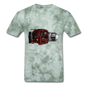 Men's T-Shirt - military green tie dye